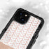 Rose Gold Herringbone iPhone 15 Waterproof Case