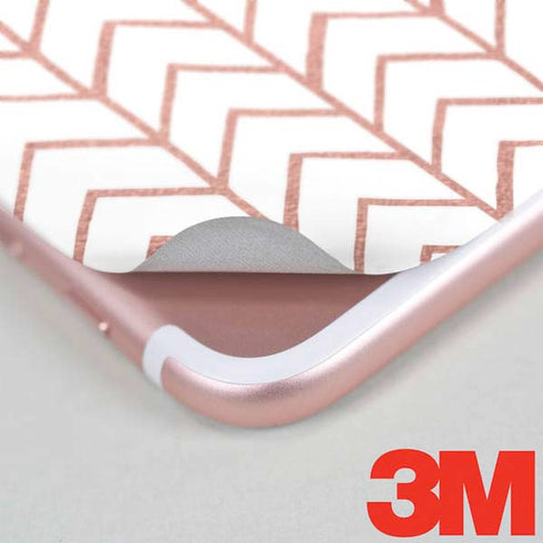 Rose Gold Herringbone iPhone 7 Skin