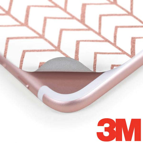 Rose Gold Herringbone iPhone 8 Plus Skin
