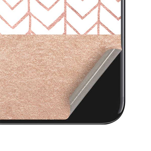 Rose Gold Herringbone iPhone SE (2nd & 3rd Gen) Skin