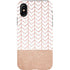 Rose Gold Herringbone iPhone X Pro Case