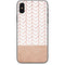 Rose Gold Herringbone iPhone XS Max Skin