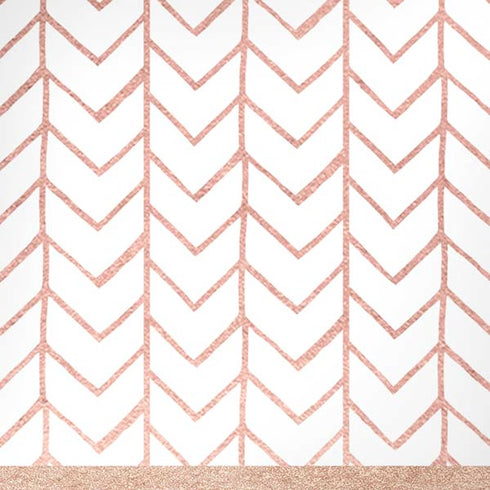 Rose Gold Herringbone iPhone XS Max Skin