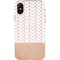 Rose Gold Herringbone iPhone XS Pro Case