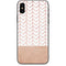 Rose Gold Herringbone iPhone XS Skin