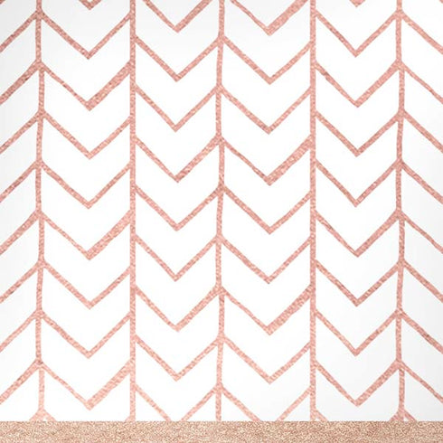 Rose Gold Herringbone iPhone XS Skin