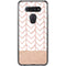 Rose Gold Herringbone LG K51/Q51 Clear Case