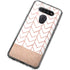 Rose Gold Herringbone LG K51/Q51 Clear Case