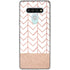 Rose Gold Herringbone LG Stylo 6 Clear Case
