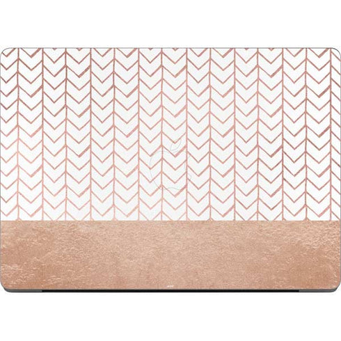 Rose Gold Herringbone MacBook Pro 14in (2021-24) Skin
