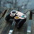 Rose Gold Herringbone Nintendo GameCube Controller Skin