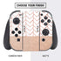 Rose Gold Herringbone Nintendo Switch Bundle Skin