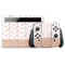 Rose Gold Herringbone Nintendo Switch OLED (2021) Skin