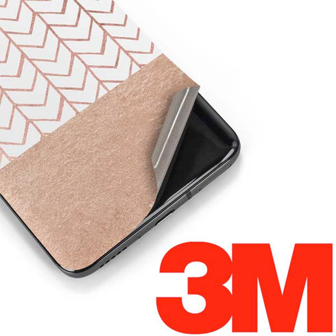 Rose Gold Herringbone OnePlus 7 Pro Skin