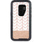 Rose Gold Herringbone Otterbox Defender Galaxy Skin