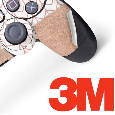 Rose Gold Herringbone PS4 Controller Skin