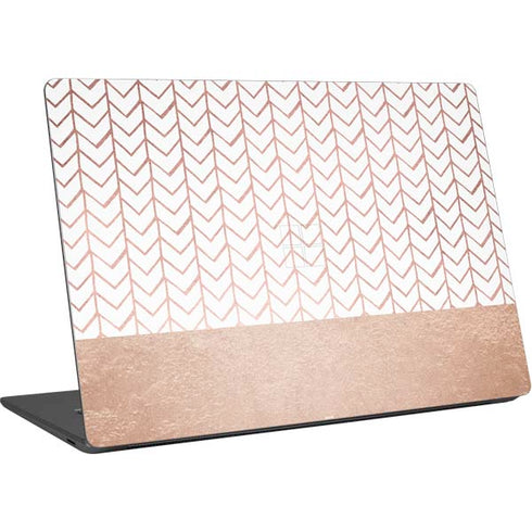 Rose Gold Herringbone Surface Laptop 4 15in Skin