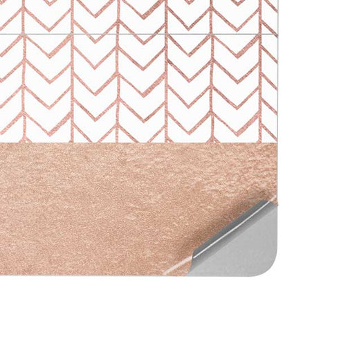 Rose Gold Herringbone Surface Laptop Studio Skin