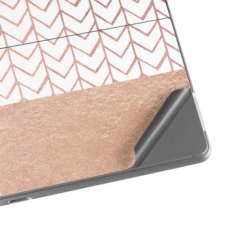 Rose Gold Herringbone Surface Pro 9 Skin