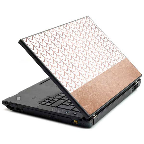Rose Gold Herringbone T440s Skin