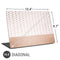 Rose Gold Herringbone Universal Laptop 16.6in (13.4 x 9.7in) Skin