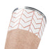 Rose Gold Herringbone Yeti 20oz Tumbler Skin
