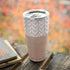 Rose Gold Herringbone Yeti 20oz Tumbler Skin