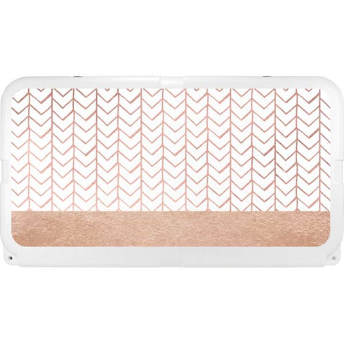 Rose Gold Herringbone YETI Tundra 65 Hard Cooler Skin