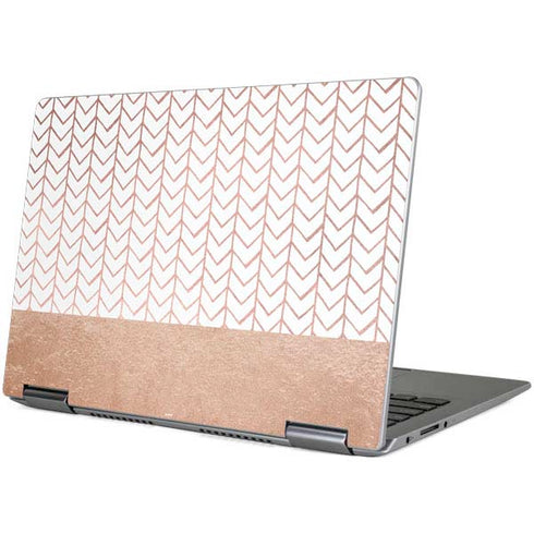 Rose Gold Herringbone Yoga 710 14in Skin