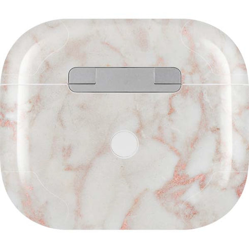 Rose Gold Marble Apple AirPods (3rd Gen 2021) Skin
