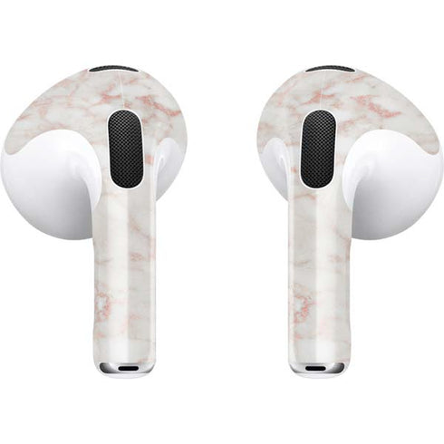 Rose Gold Marble Apple AirPods (3rd Gen 2021) Skin