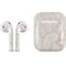 Rose Gold Marble Apple AirPods Skin
