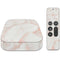 Rose Gold Marble Apple TV Skin
