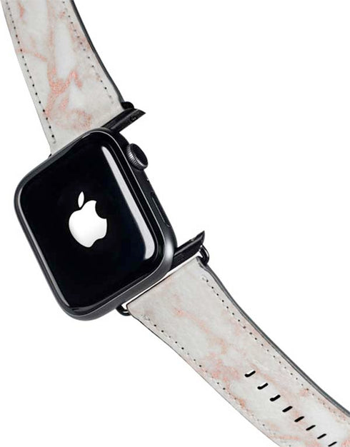 Rose Gold Marble Apple Watch Band 42-44mm