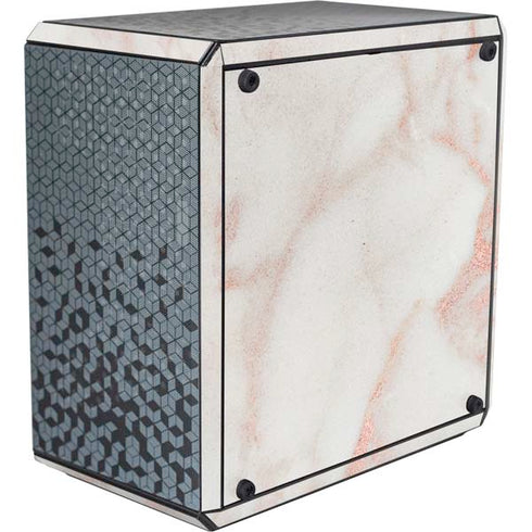 Rose Gold Marble Cooler Master MasterBox Q300L Mini Tower Skin