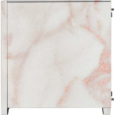 Rose Gold Marble Corsair 4000D Tempered Glass Mid-Tower ATX Case Skin