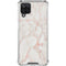 Rose Gold Marble Galaxy A12 Clear Case