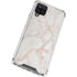 Rose Gold Marble Galaxy A12 Clear Case