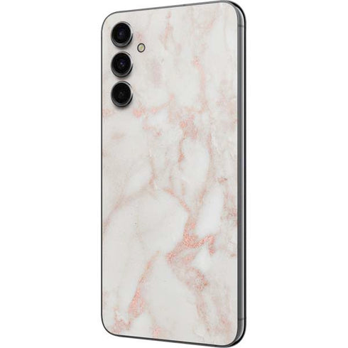 Rose Gold Marble Galaxy A14 5G Skin