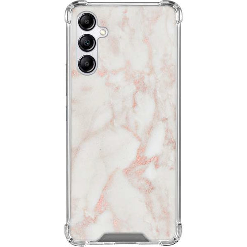 Rose Gold Marble Galaxy A15 5G Clear Case