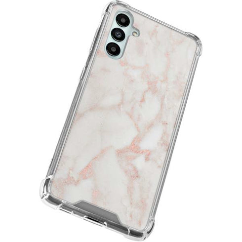 Rose Gold Marble Galaxy A15 5G Clear Case