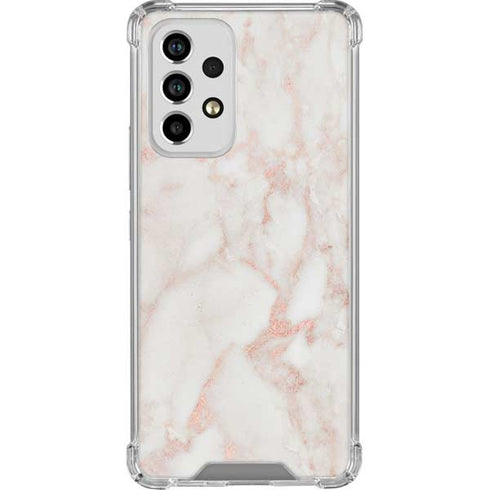 Rose Gold Marble Galaxy A33 5G Clear Case