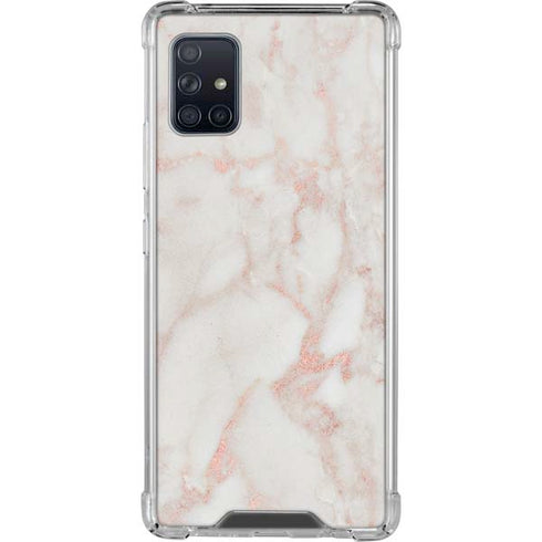 Rose Gold Marble Galaxy A51 5G Clear Case