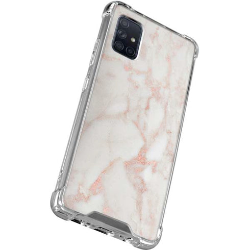 Rose Gold Marble Galaxy A51 5G Clear Case