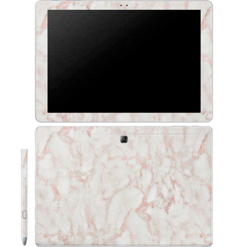 Rose Gold Marble Galaxy Book 12in Skin