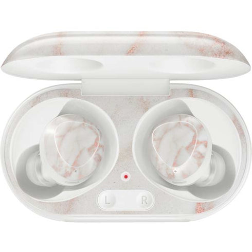 Rose Gold Marble Galaxy Buds Plus Skin