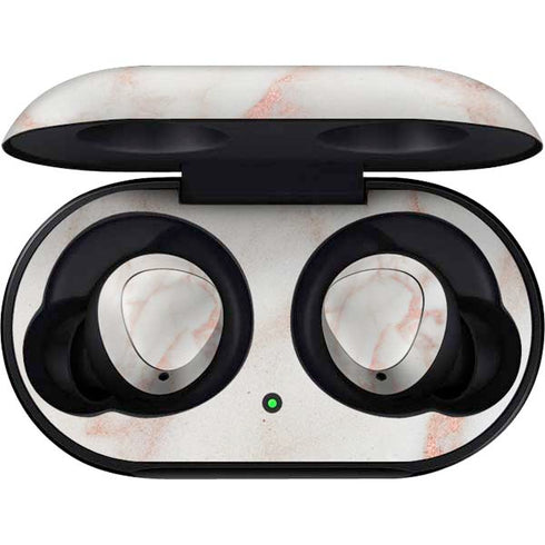Rose Gold Marble Galaxy Buds Skin