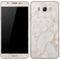 Rose Gold Marble Galaxy J7 Skin