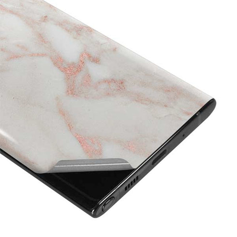 Rose Gold Marble Galaxy Note 10 Plus Skin