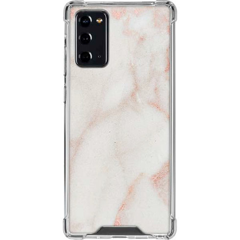 Rose Gold Marble Galaxy Note20 5G Clear Case